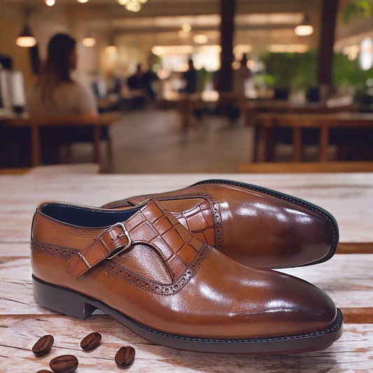 HANDMADE MEN'S FORMAL CAPTOE SHOES