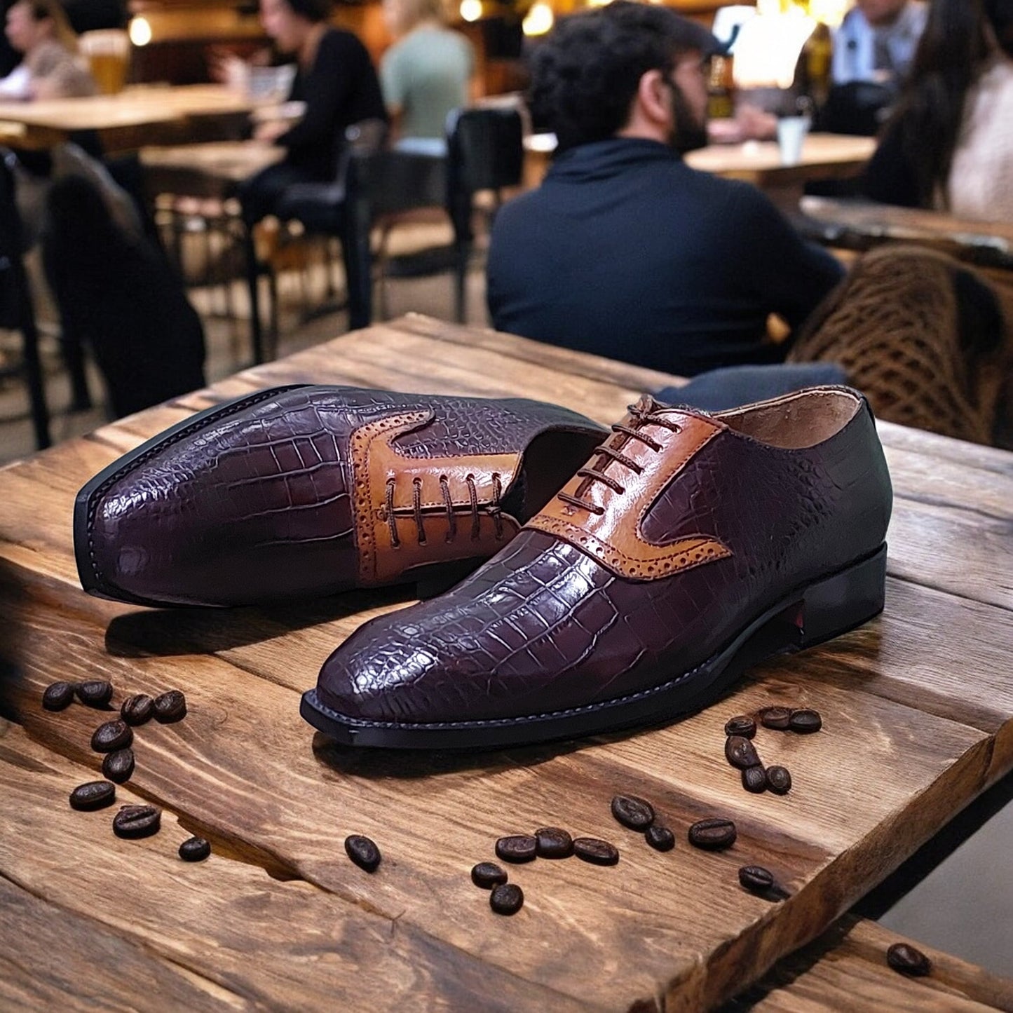 HANDMADE FORMAL WINGTIP SHOES