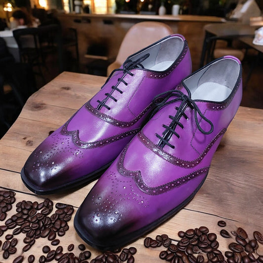 HANDMADE FORMAL WINGTIP SHOES