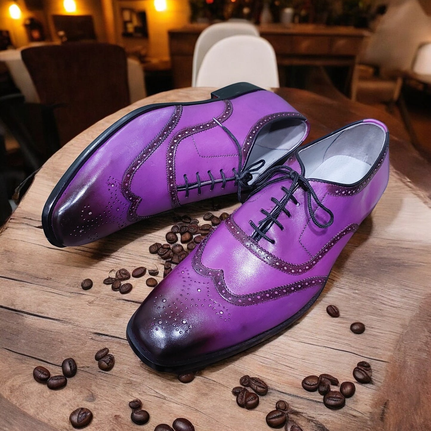 HANDMADE FORMAL WINGTIP SHOES