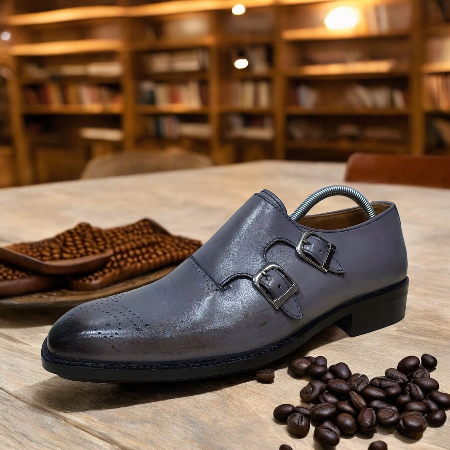 HANDMADE FORMAL CAPTOE SHOES FOR MEN